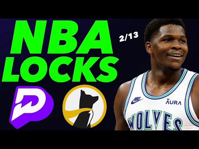 PRIZEPICKS NBA THURSDAY 2/13/25 - FREE PICKS!!! - BEST PLAYER PROPS - NBA TODAY