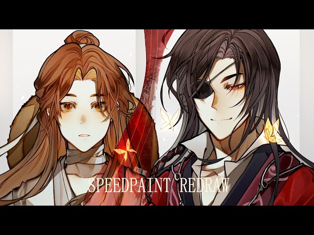 Hualian [Speedpaint Redraw] Tian Guan Ci Fu - Heaven Official's Blessing   #tgcf #hualian