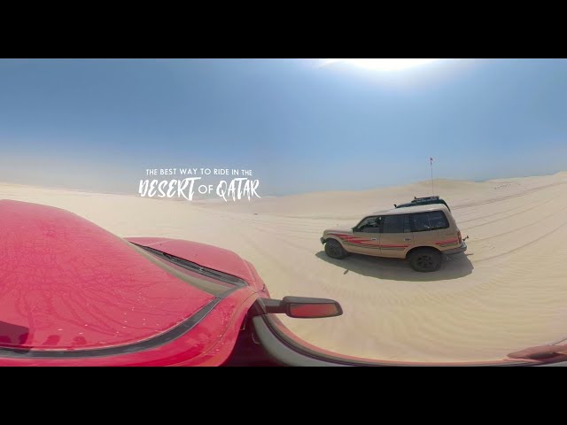 The best way to ride in Qatar Desert in 360 degrees!