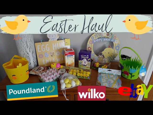 EASTER HAUL | Poundland, Wilko & eBay Decorative Easter Haul 2021 Easter Egg Hunt Accessories