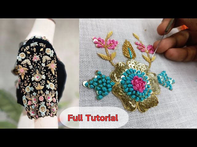 Aari work blouse designs || Bridal Blouse design || #aariembroidery2_0 #blousework