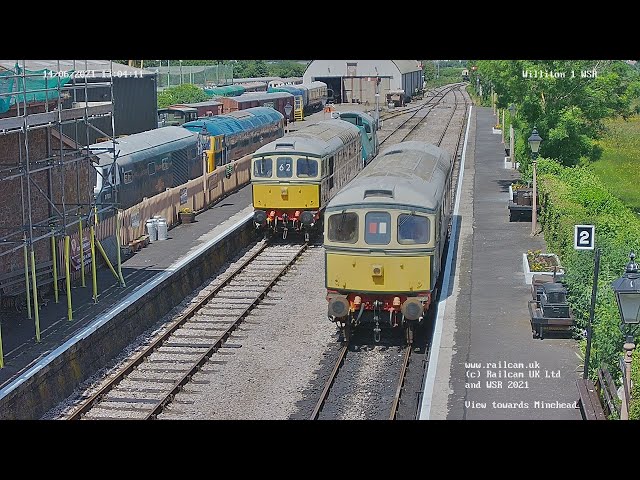 WSR - Williton Camera 1, West Somerset Railway, Somerset UK | Railcam LIVE