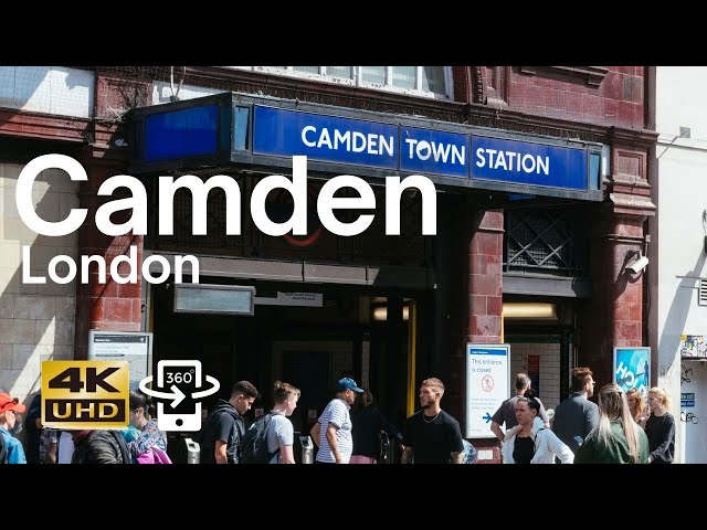 London Walk 👣 Camden Town 🇬🇧 incl. Camden Stables Market, Lock and High Street