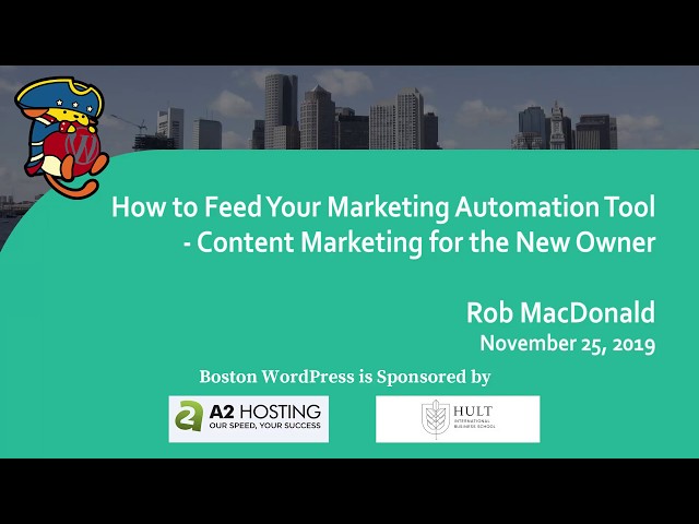 201911 How to Feed Your Marketing Automation Tool