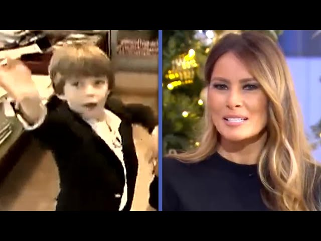 Melania Trump REACTS to Son Barron's Viral 'Sootcase' Clip