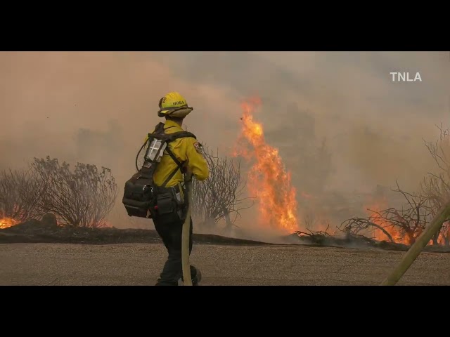 Fire Crews Gaining Upper Hand on Fairview Fire