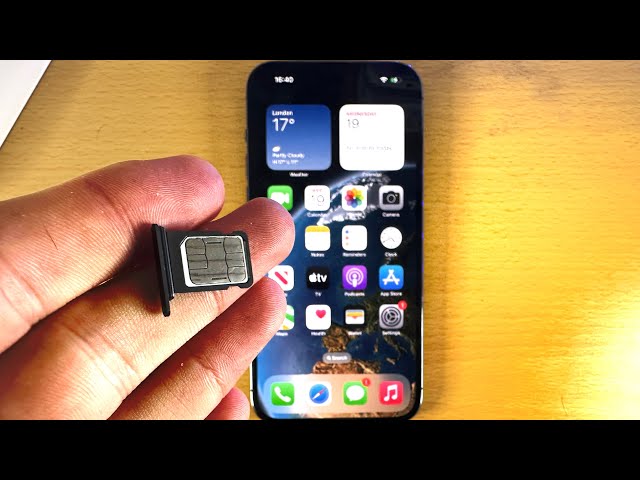 How To Insert SIM Card in iPhone 14 Pro Max!