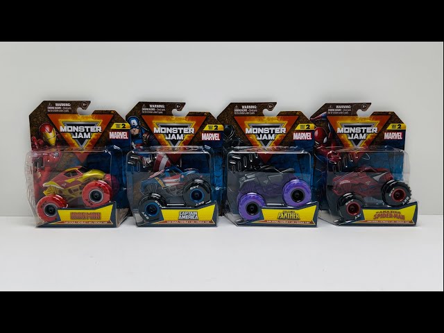 Spin Master Monster Jam Series 2 Marvel Singles Unboxing And Review!