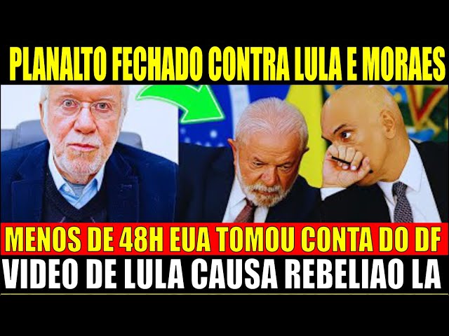 🚨UM VIDEO DE LULA CAUSOU TUDO ISSO! REAÇÃO IMEDIATA DOS ESTADOS UNIDOS! NEM MORAES ESCAPOU DESTA VEZ