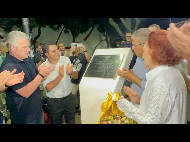 Gardel Rolim entrega Praça Eduardo Cabral de Andrade em primeiro ato como prefeito em exercício