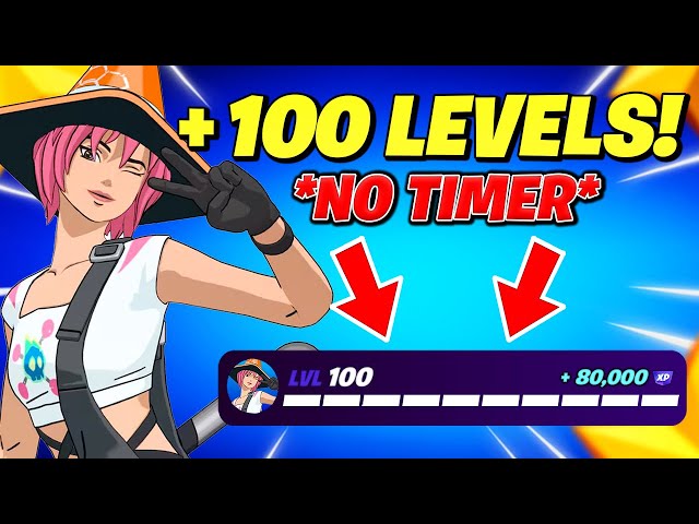 *No Timer* GAME BREAKING FORTNITE XP Map to LEVEL UP FAST!