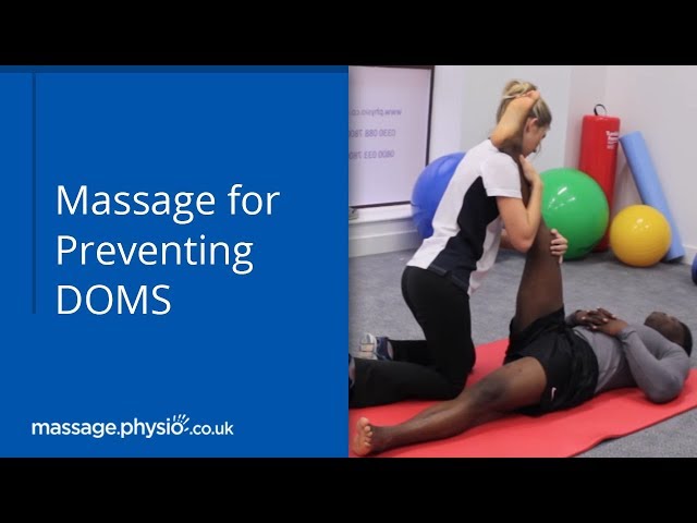 Massage For Preventing DOMS