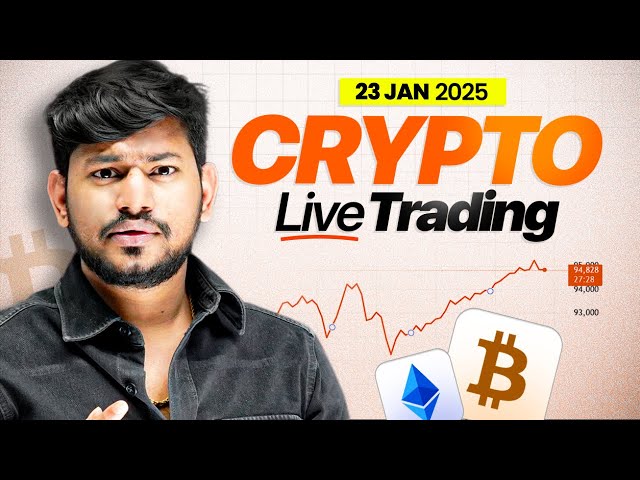 23 JAN|- Trump Speech | Live Trading  || Crypto  , Altcoins  and Meme Coins | #livetrading