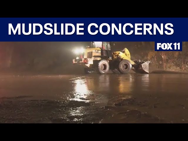 Rain in Los Angeles raises mudslide concerns near Palisades Fire area