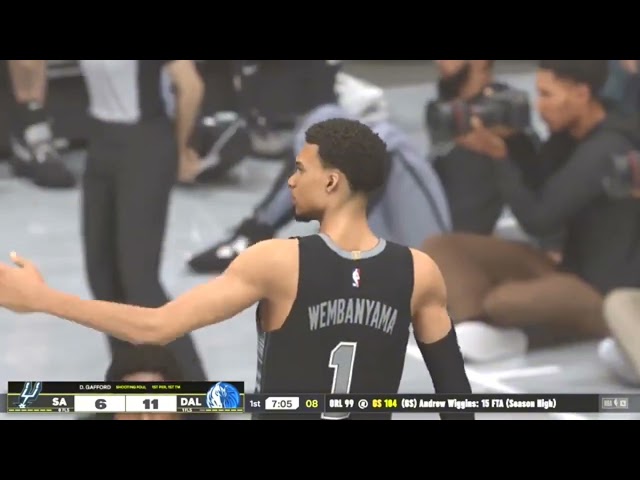 SAN ANTONIO SPURS VS DALLAS MAVERICKS FULL GAME HIGHLIGHTS 2K25