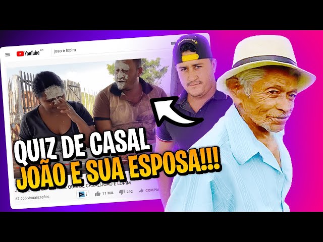 JOÃO E SUA ESPOSA FAZ QUIZ DE CASAL|JOÃO E LOPIM