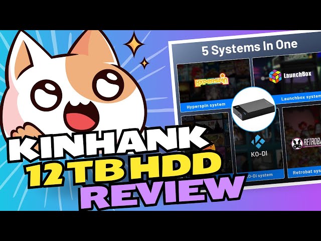 REVIEW Kinhank 12TB Hard Drive | Launchbox - Retrobat - Playnite - Hyperspin | Aliexpress