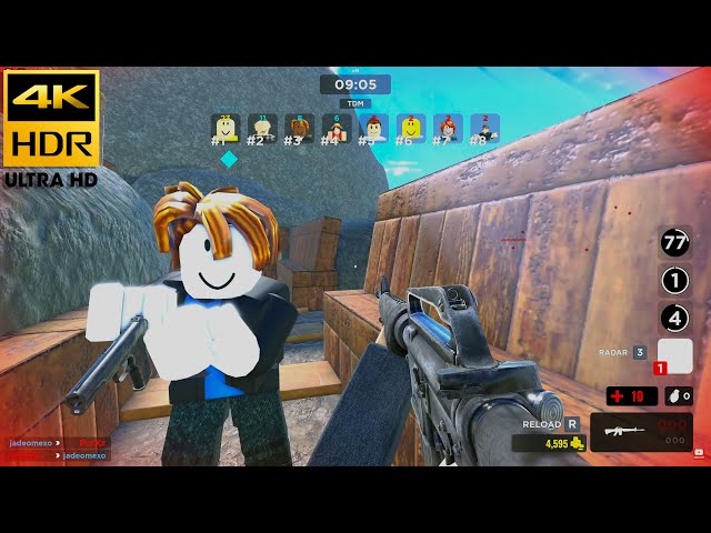 Roblox Gunfight Arena Gameplay PC 4K No Commentary