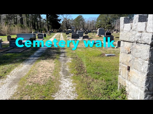 Cemetery Walk - Lots to See - Let’s Go.