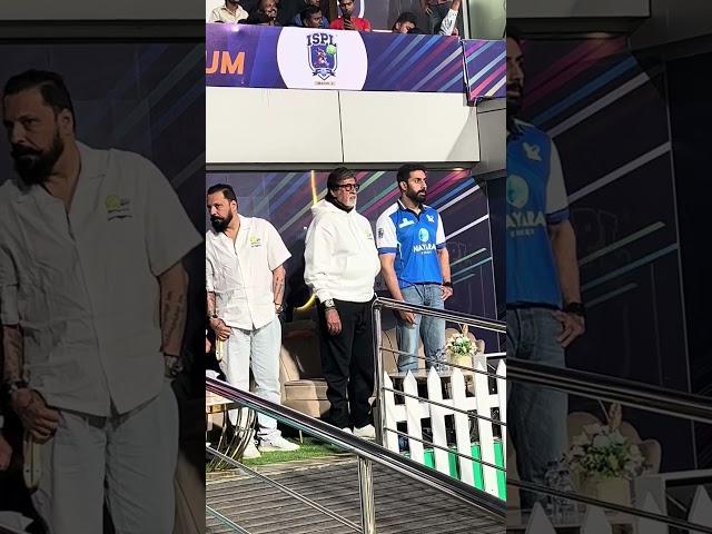 Abhishek Bachchan & Abhishek Bachchan At Indian Street Premier League 2025 ISPL