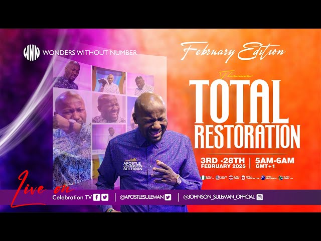 Apostle Suleman LIVE: TOTAL RESTORTATION🔥 || WWN #Day 10 - February Edition || 14th Feb. 2025