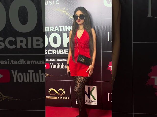 🎶✨ Riya Sharma Stuns at the Grand Launch of the Song "Lamborghini"! 🚗🔥