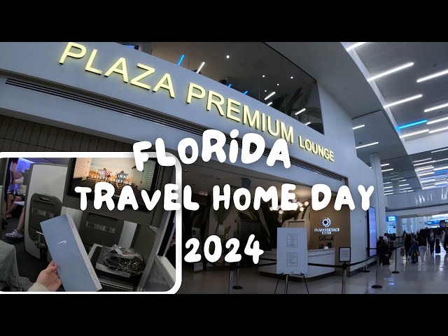 Orlando Florida Travel Home Day 2024 | Business Class Flight With a 3 Year Old