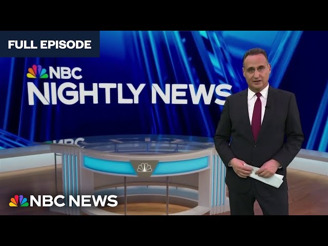 Nightly News Full Episode - Jan. 18