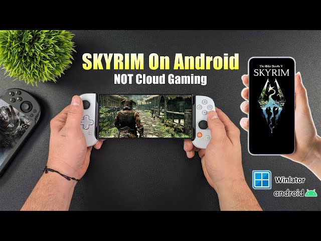 Run SKYRIM On Your Android Phone! Not Cloud Gaming, X86 PC Emulation