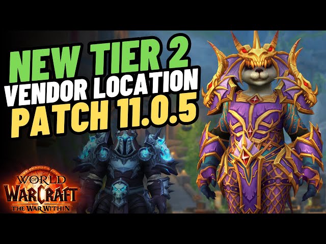 Where to Buy Updated Tier 2 Armor Sets in WoW Patch 11.0.5 – 20th Anniversary Event