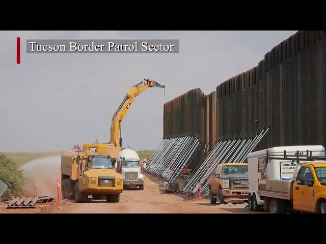 U.S. Border Wall Construction | TIMELAPSE