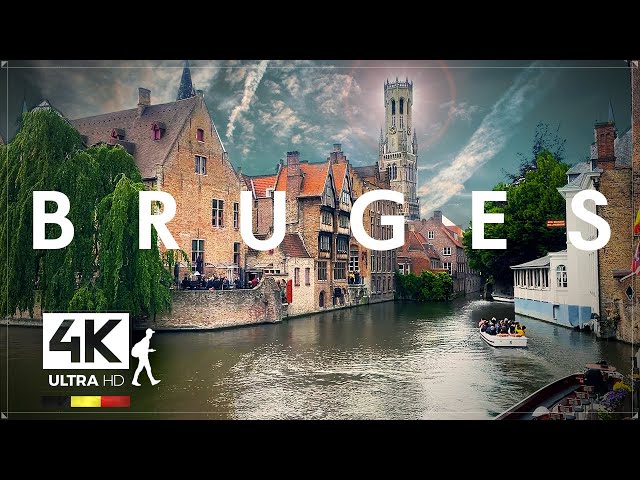 Walking in Bruges (Brugge): The Most Romantic City in Belgium 4K