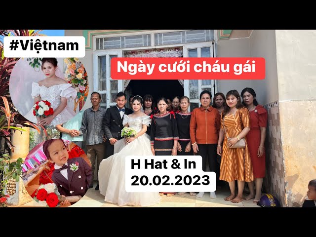 #việtnam  đám cưới Cháu ruột-Hhat & In - Jrai Phần Lan 2023