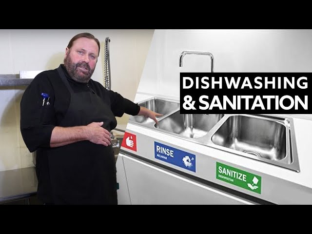 Correct Washing and Sanitation Procedure Using the 3 Compartment Sink