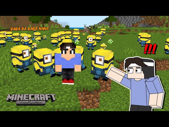 TINULUNGAN AKO NG MGA MINIONS | Minecraft PE