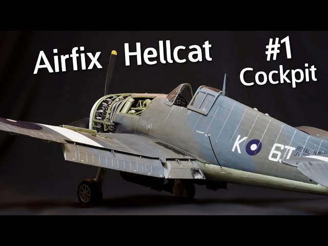 Supersize 1/24 Airfix Grumman F6F-5 Hellcat Build & Review! Cockpit Construction - Part 1