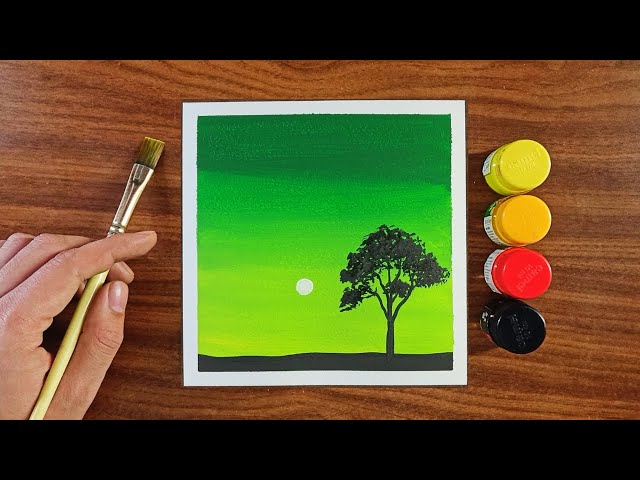 Easy watercolor painting for beginners | watercolor drawing | Painting