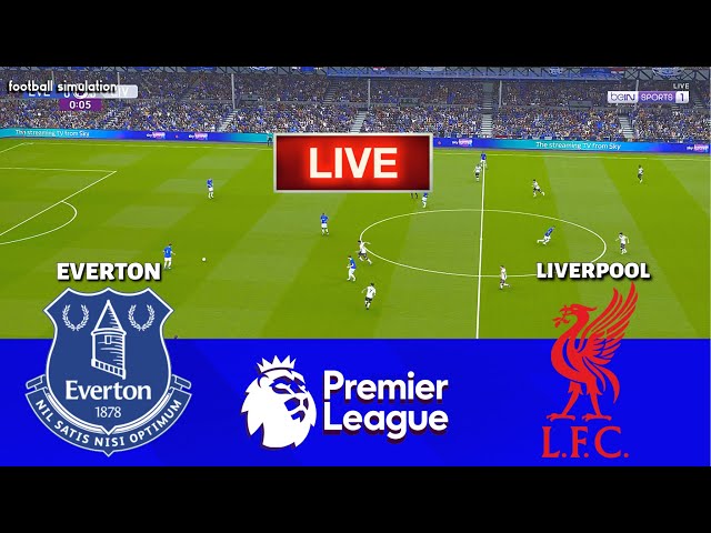 🔴LIVE || Everton vs Liverpool - English Premier League 2025 | PES 21 Simulation