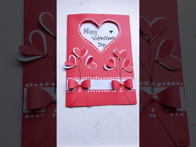 Valentine day special gift make with colour paper /make step by step/#ytshorts#shorts#valentinesday