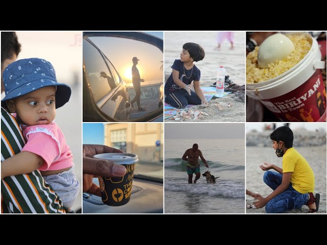 Umm Al Quwain Beach - Ajman Curry Chatti Biriyani | Dubai Road Trip Vlog 4K | Jaffer Shadiq