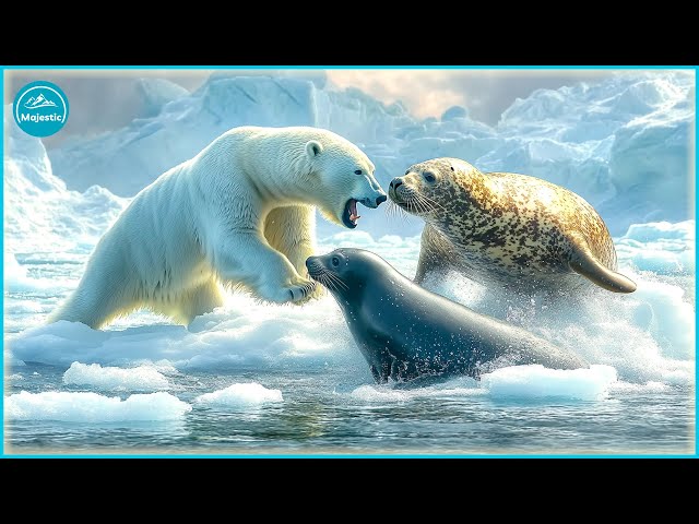 POLAR BEAR ATTACKS CAUGHT ON CAMERA : Nature’s Apex Predator in Action | Animal Documentary