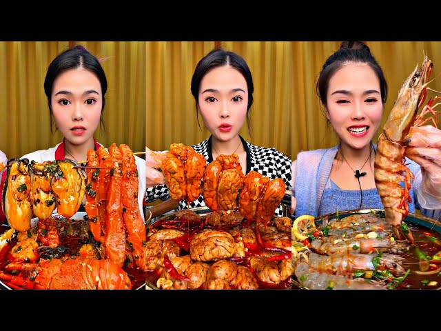 ASMR CHINESE FOOD MUKBANG EATING SHOW | 먹방 ASMR 중국먹방 | XIAO XUAN MUKBANG #49