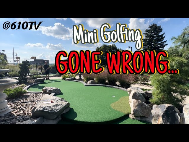 FAMILY PLAYS Mini Golf (EPIC FAIL EDITION)