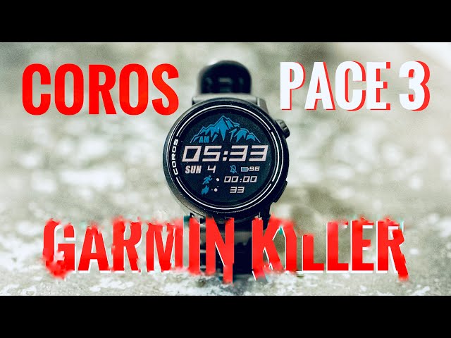 THE COROS PACE 3 - FITNESS WATCH REVIEW - I DITCHED MY APPLE WATCH