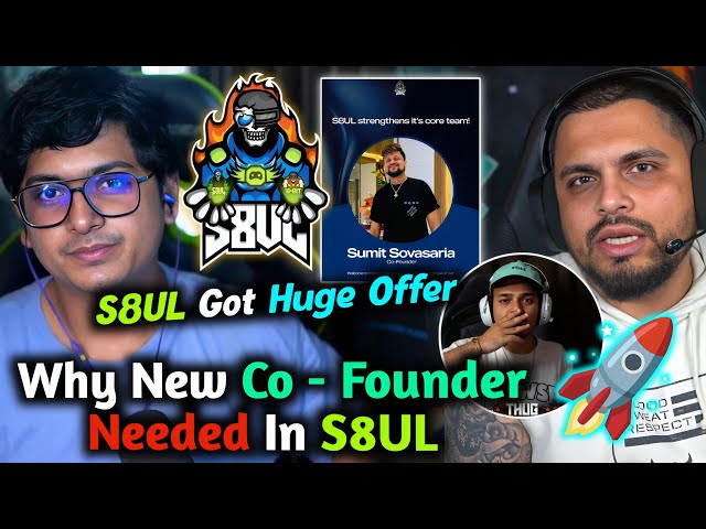 Mortal Sid Reply Why New S8UL "CO - Founder" & Who is Sumit Sovasaria?🥵 l Thug Reply🚀