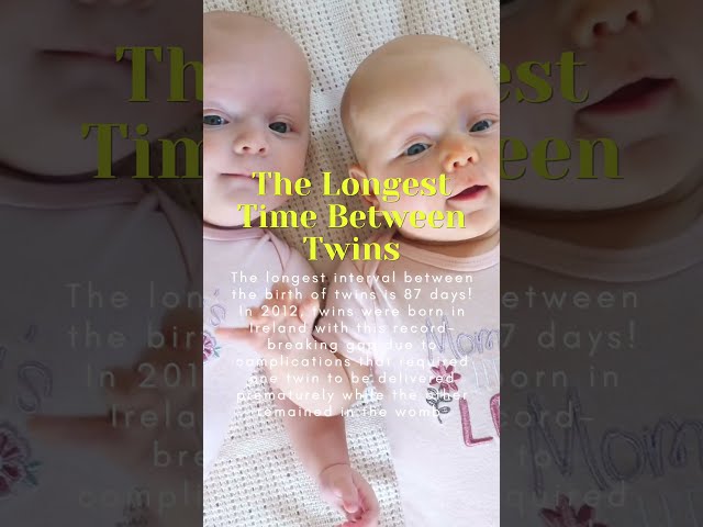 What's the LONGEST Time Gap Between TWINS Ever Recorded?