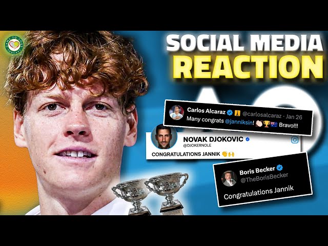 The World REACTS to Sinner Australian Open Win 🏆 | GTL Tennis News