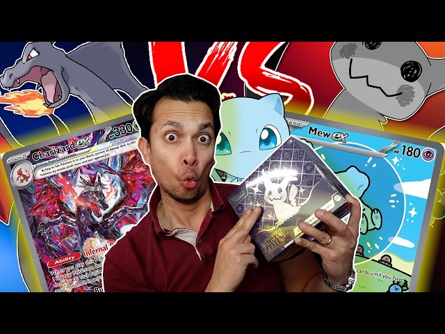 Paldean Fates ETB Opening (Hunting for Charizard and Mew!) with @BarbieBex05