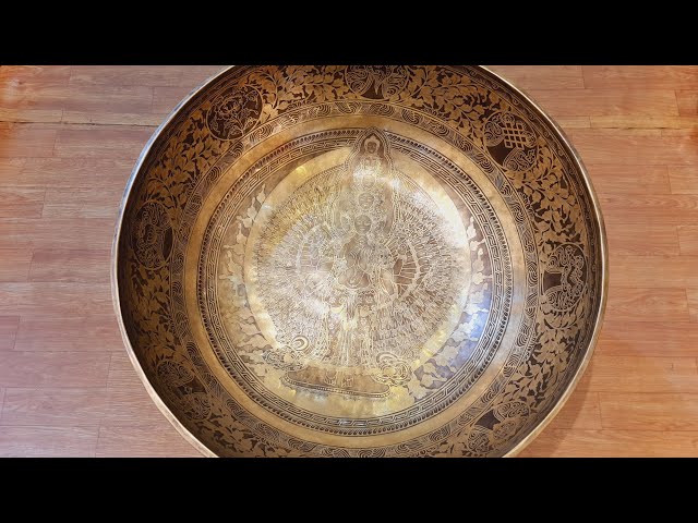 60 cm Avalokiteshvara Design Healing Bowl