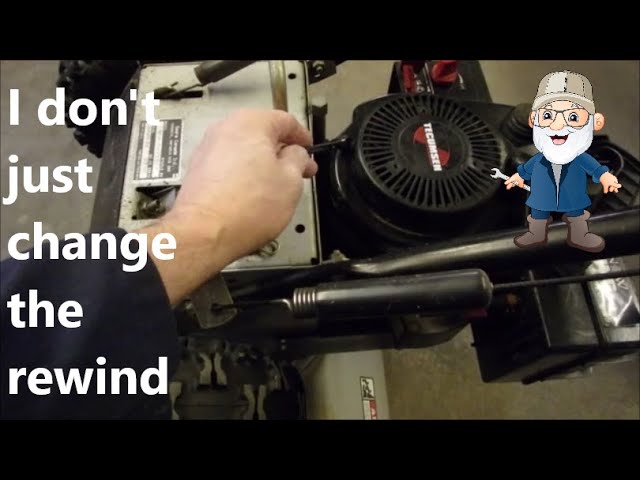 Craftsman Snow Blower Rope Pull Replacement